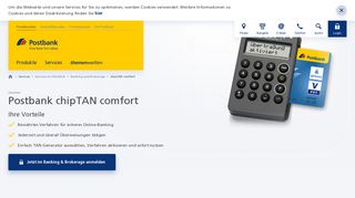 
                            1. Postbank: chipTAN comfort