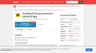 
                            12. Postbank Finanzassistent- Android App - Download - CHIP