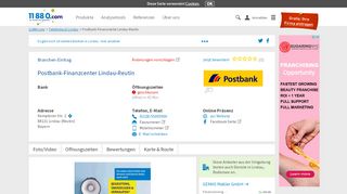 
                            9. Postbank-Finanzcenter Lindau-Reutin - 11880.com