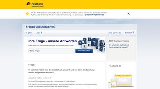 
                            3. Postbank Fragen und Antworten: In welchen Fällen wird die ...