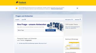 
                            4. Postbank Fragen und Antworten: vergessen