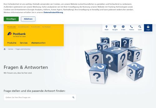 
                            9. Postbank Fragen und Antworten: Wie viele Stellen sind bei meiner ...