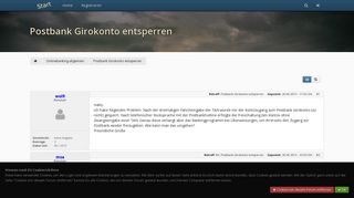 
                            11. Postbank Girokonto entsperren · homebanking-hilfe.de ...