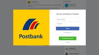 
                            5. Postbank - Jetzt noch einfacher mit unserem... | Facebook