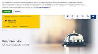 
                            7. Postbank: Kundenservice