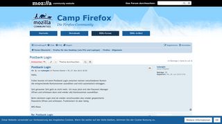 
                            7. Postbank Login - Camp Firefox