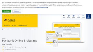 
                            2. Postbank: Online-Brokerage