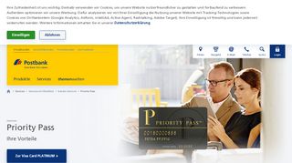 
                            7. Postbank: Priority Pass