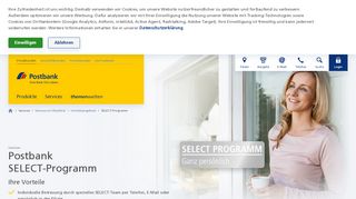 
                            1. Postbank: SELECT-Programm