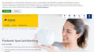 
                            1. Postbank: SparCard-Banking