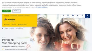 
                            12. Postbank: VISA Shopping Card - Kreditkarte inklusive ...