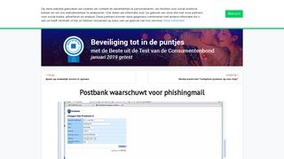 
                            12. Postbank waarschuwt voor phishingmail | Computer Idee