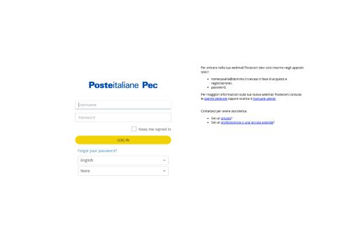 
                            6. Poste Italiane - Accedi a Poste.it - Postecert