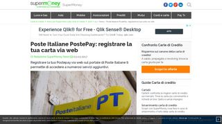 
                            11. Poste Italiane PostePay: registrare la tua carta online - Carta di credito