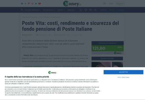 
                            13. Poste Vita: costi, rendimento e sicurezza del fondo pensione di ...