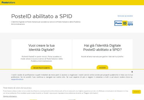 
                            10. PosteID abilitato a SPID