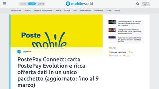 
                            10. PostePay Connect: carta PostePay Evolution e ricca offerta dati in un ...