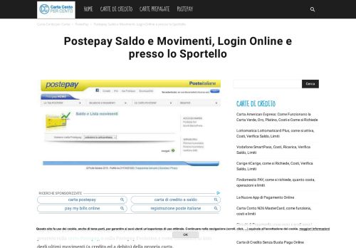 
                            4. Postepay Saldo e Movimenti, Login Online e presso lo Sportello ...