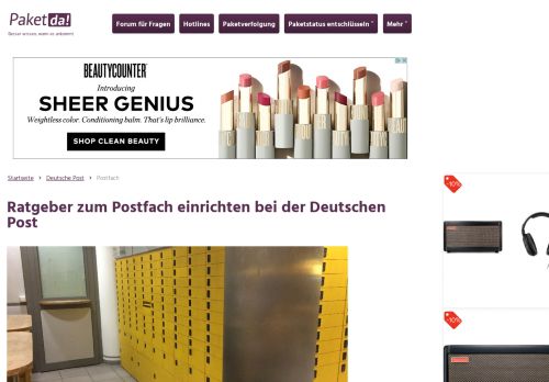 
                            6. Postfach einrichten bei der Deutschen Post - Paketda.de
