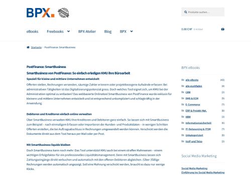 
                            12. PostFinance: SmartBusiness – BPX IT & Management Verlag - Bpx.ch