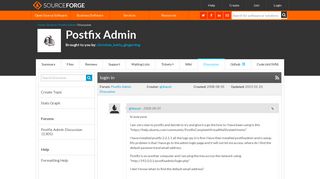 
                            2. Postfix Admin / Discussion / Postfix Admin Discussion:login in ...