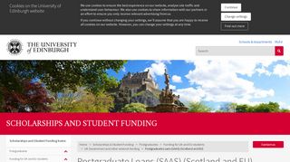 
                            10. Postgraduate Loans (SAAS) (Scotland and EU) | The University of ...