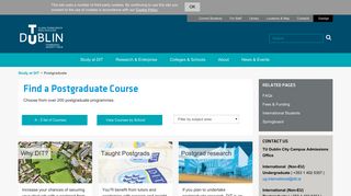 
                            2. Postgraduate - Study at DIT