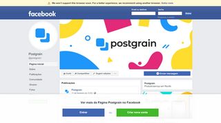 
                            10. Postgrain - Página inicial | Facebook