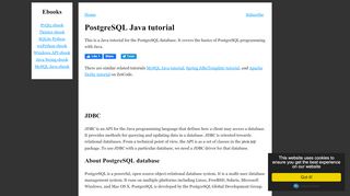 
                            5. PostgreSQL Java tutorial - PostgreSQL programming in Java - ZetCode