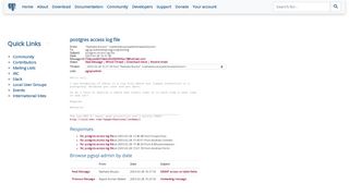 
                            4. PostgreSQL: postgres access log file