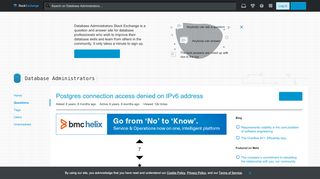 
                            4. postgresql - Postgres connection access denied on IPv6 address ...