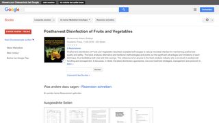 
                            9. Postharvest Disinfection of Fruits and Vegetables