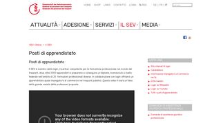 
                            7. Posti di apprendistato - Apprendistato : SEV-Online