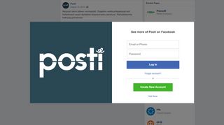 
                            13. Posti - Netposti toimii jälleen normaalisti. Ongelma... | Facebook