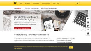 
                            2. POSTID – Online-Portal zur Identitätsprüfung Ihrer Kunden | Deutsche ...