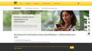 
                            2. POSTID Portal | Deutsche Post