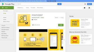 
                            8. POSTIDENT – Apps bei Google Play