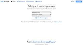 
                            2. Postimage.org — hospedagem de imagens grátis / envio de imagens