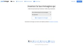 
                            2. Postimage.org — hosting immagini gratuito / upload immagini