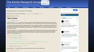 
                            11. Posting articles to CiteULike from bibtex - The Kitchin Research Group
