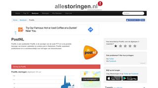 
                            9. PostNL actuele storingen en problemen | Allestoringen