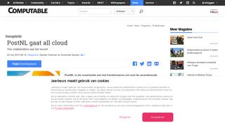 
                            10. PostNL gaat all cloud | Computable.nl