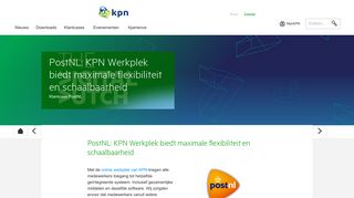 
                            4. PostNL: KPN Werkplek biedt maximale flexibiliteit en schaalbaarheid