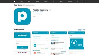 
                            3. PostNord Learning i App Store - iTunes - Apple