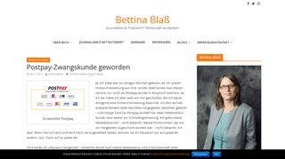 
                            7. Postpay-Zwangskunde geworden | Bettina Blaß