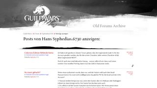 
                            11. Posts von Hans Syphedias.6730 anzeigen - Guild Wars 2-Forum
