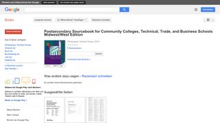 
                            12. Postsecondary Sourcebook for Community Colleges, Technical, Trade, ...