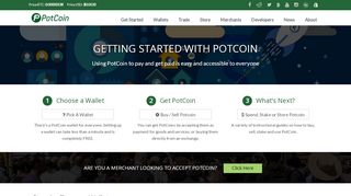 
                            3. PotCoin - Getting Started - PotCoin.com