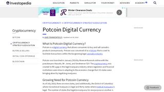 
                            12. Potcoin - Investopedia