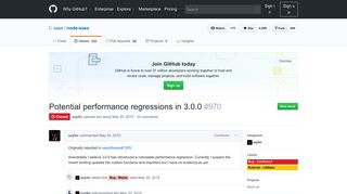 
                            7. Potential performance regressions in 3.0.0 · Issue #970 · sass/node ...